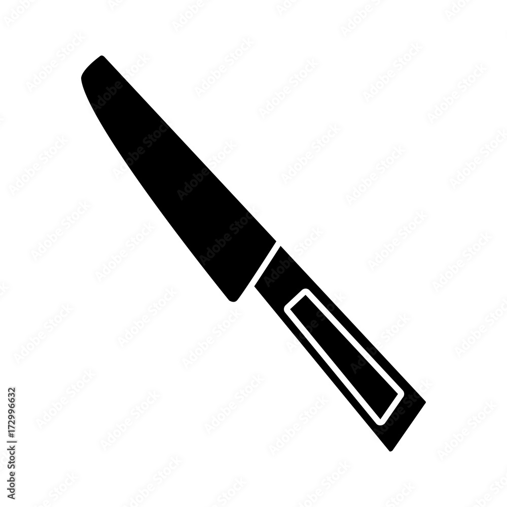 Kitchen knife tool icon vector illustration graphic design Kitchen knife tool icon vector illustration graphic design