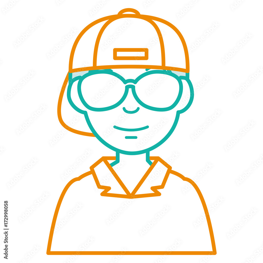 Obraz premium cute little boy character