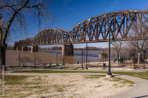 Henderson Railroad Bridge - Ohio River, Kentucky & Indiana photo