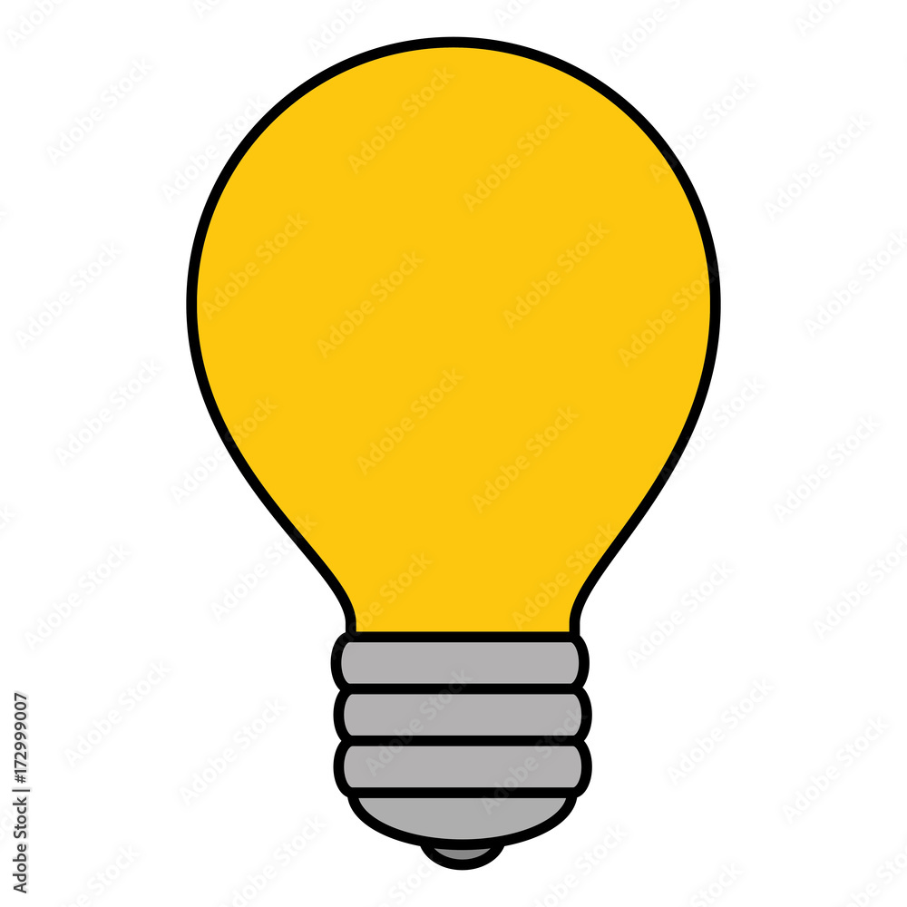 bulb light isolated icon bulb light isolated icon