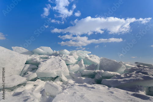 Wallpaper Mural Winter landscape with ice Torontodigital.ca