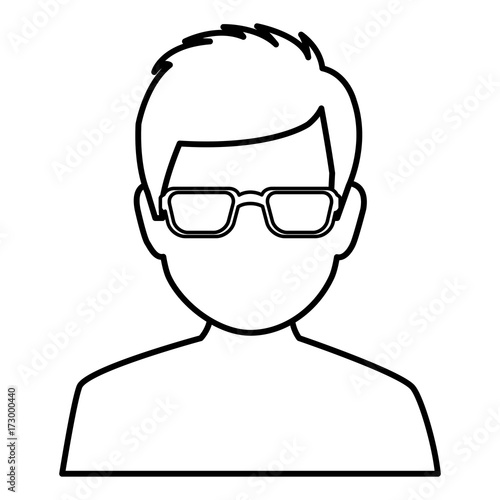 young man shirtless avatar character
