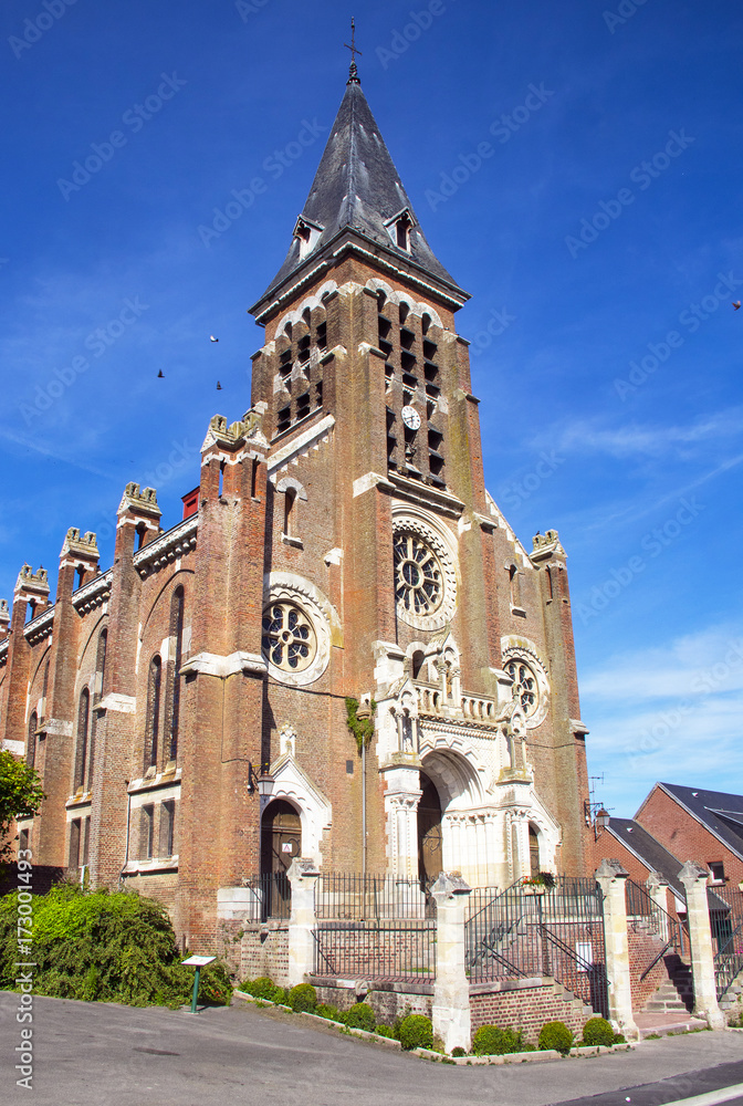 Obraz premium Pont Rémy, Eglise saint Pierre, Somme, Haut de France