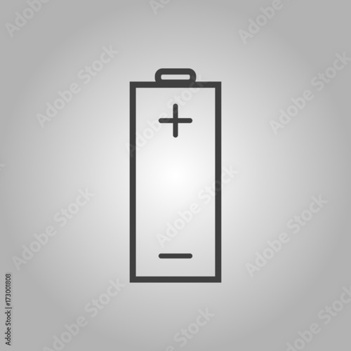 Batterie Icon Flat Design