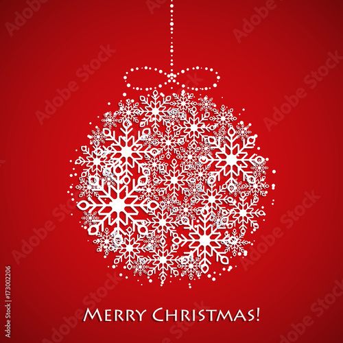 Red Christmas background