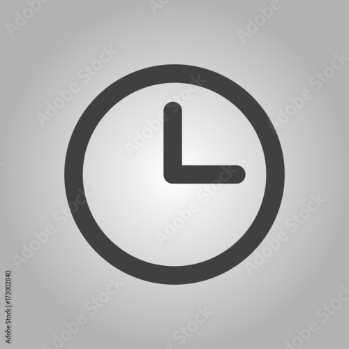 Uhr flat design icon