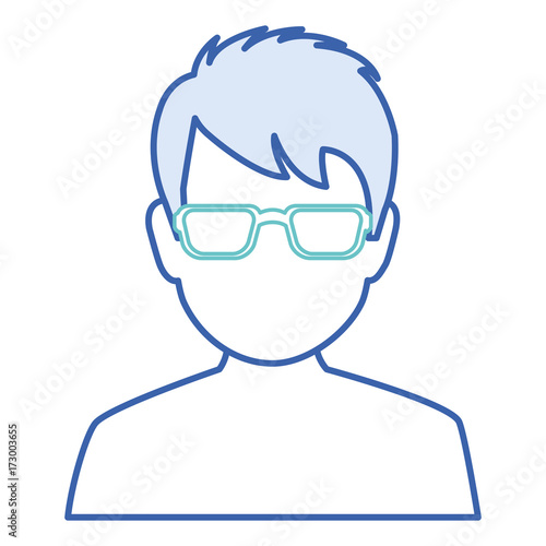 young man shirtless avatar character