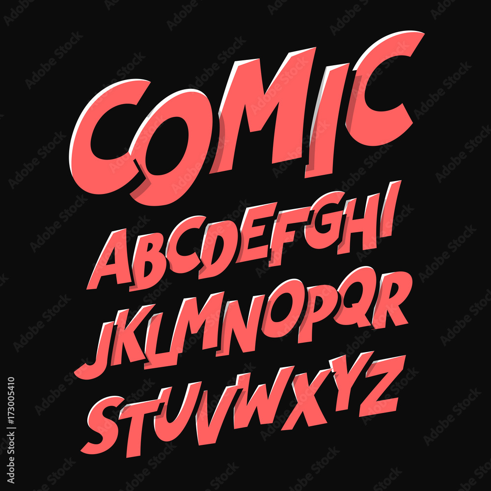 Comics style font 