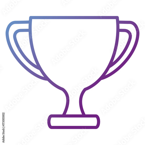 trophy cup isolated icon