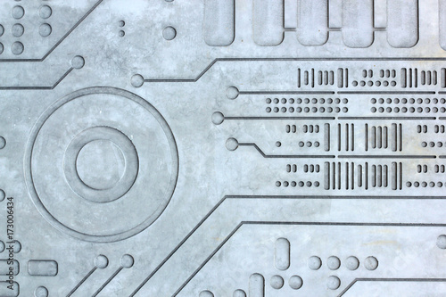 Texture concrete cemented wall Tech science background