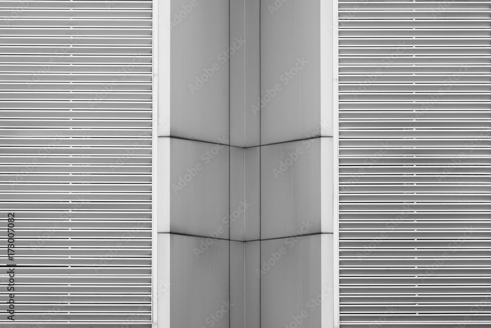 pattern of aluminum architecture wall at modern building pattern of aluminum architecture wall at modern building