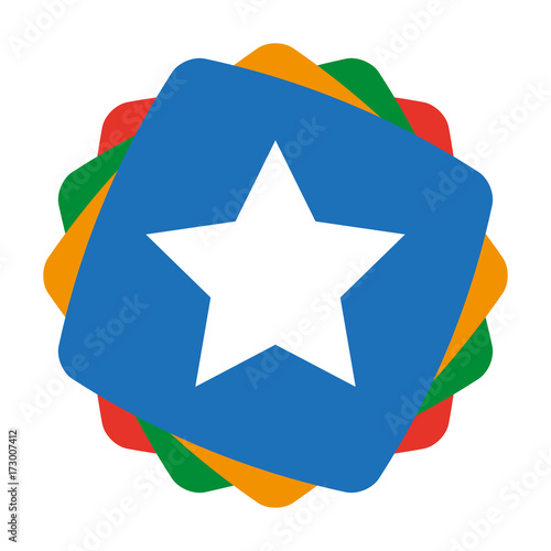 App Icon bunt - Stern - Favorit