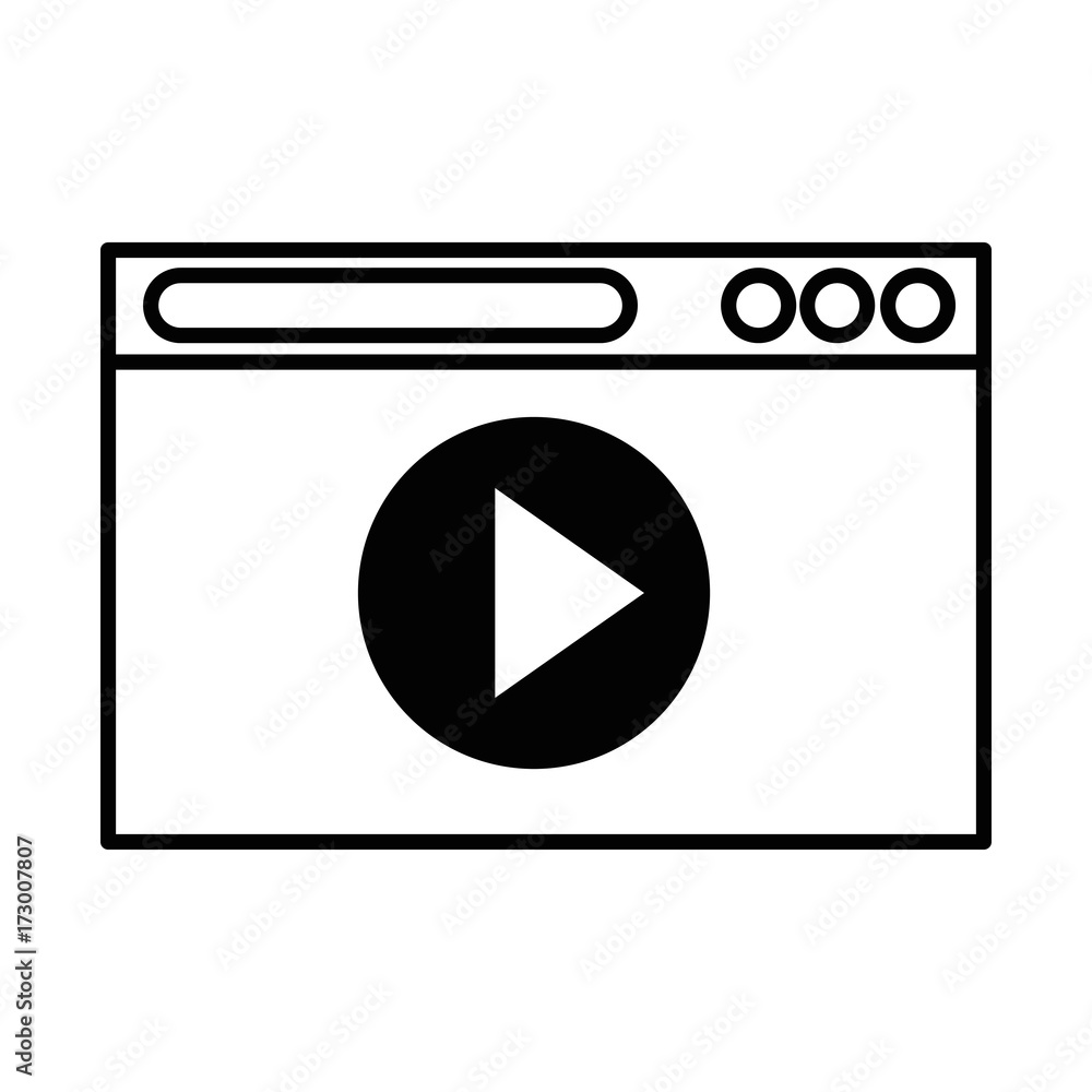 play button isolated icon play button isolated icon