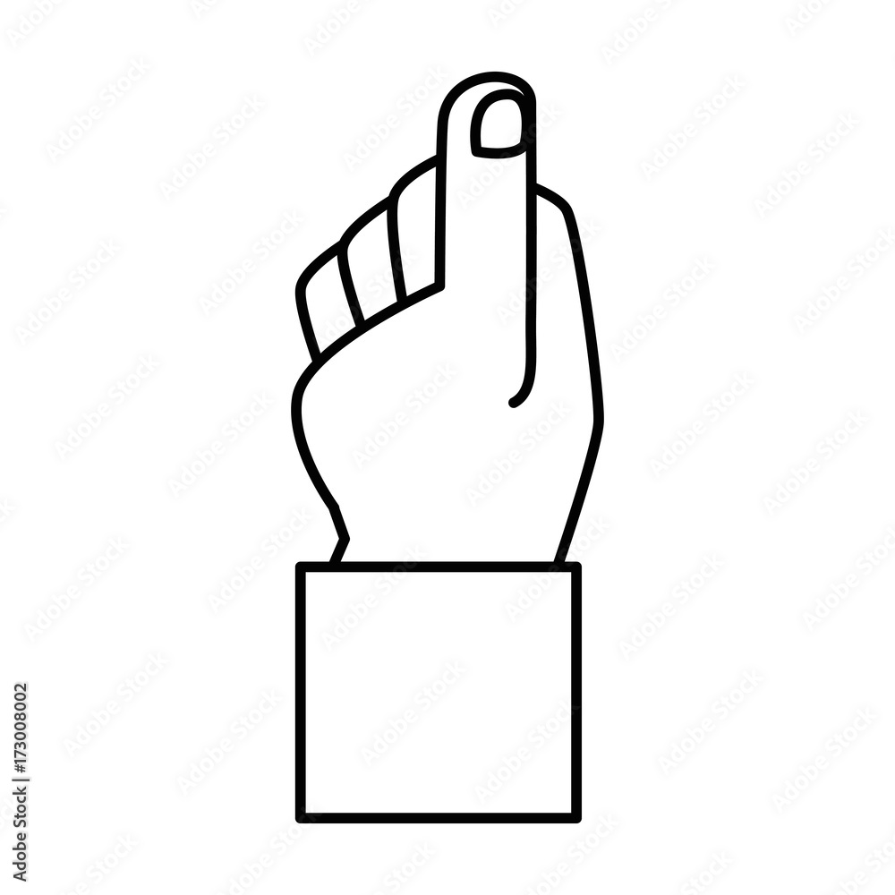 Obraz premium human hand catching icon