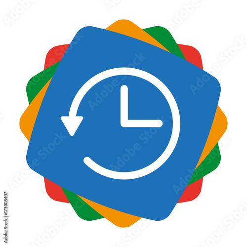 App Icon bunt - Zeit zurückdrehen