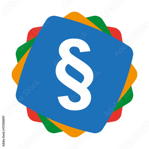 App Icon bunt - Paragraph - Impressum