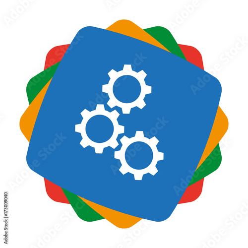 App Icon bunt - Zahnräder