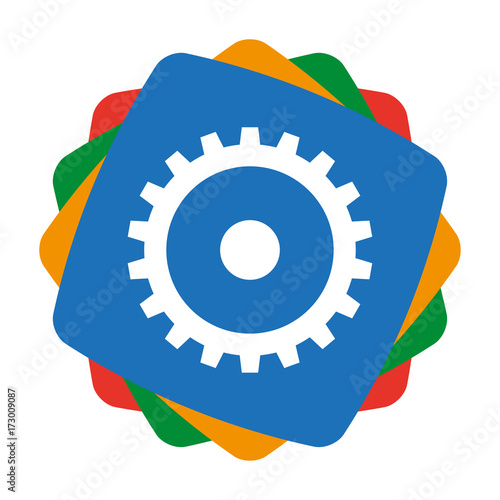App Icon bunt - Zahnrad - Optionen