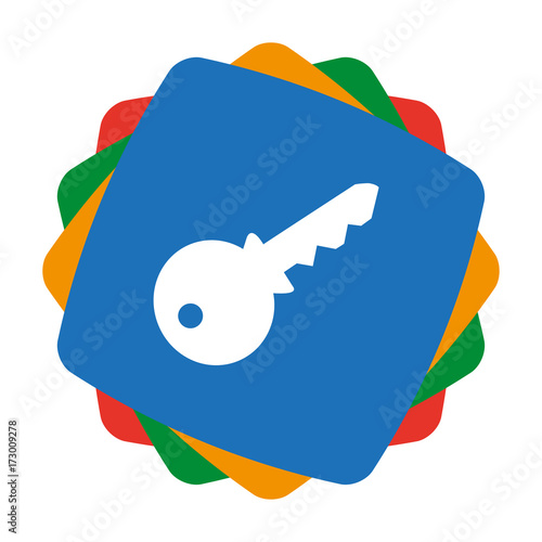 App Icon bunt - Schlüssel - Verschlüsselt