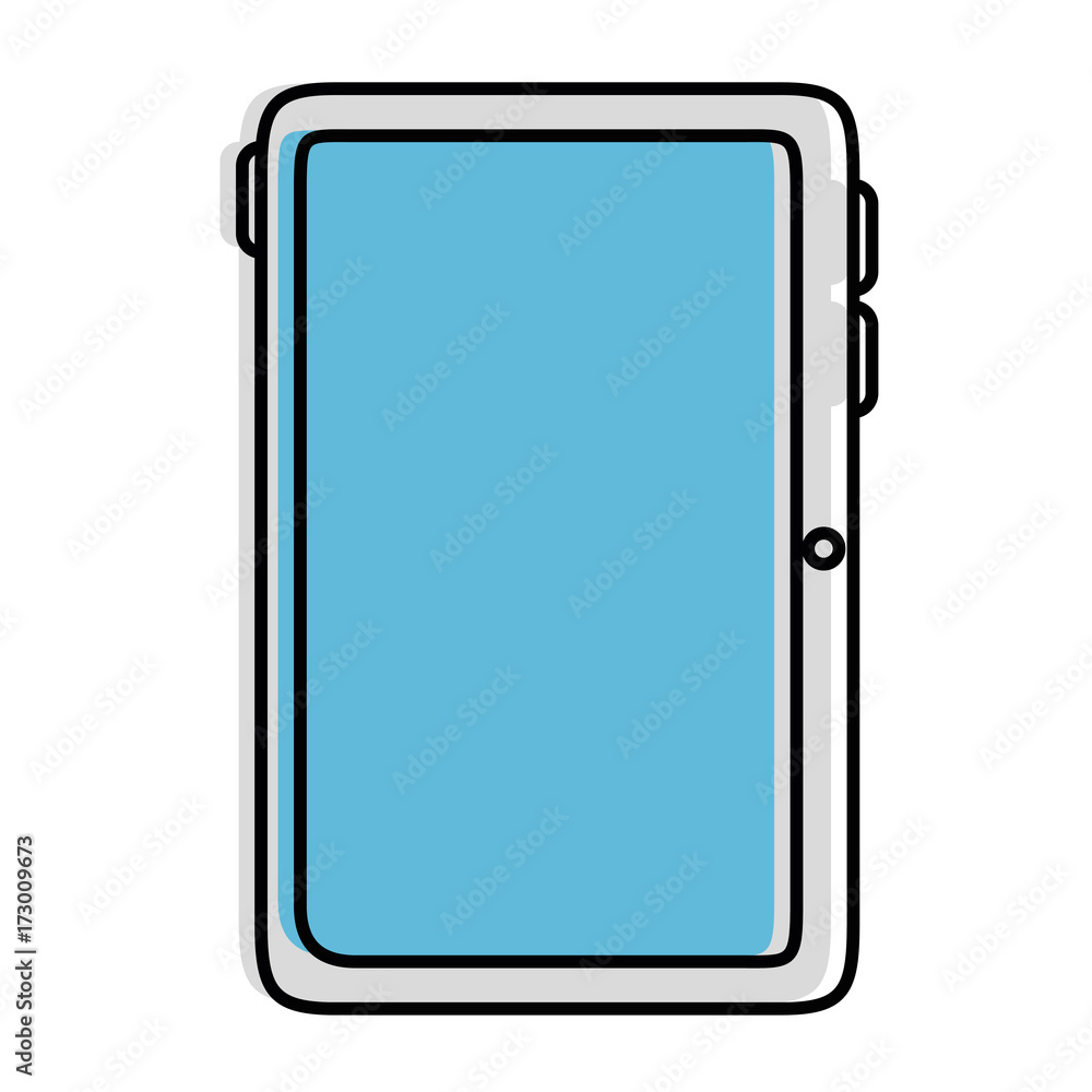 smartphone device isolated icon smartphone device isolated icon