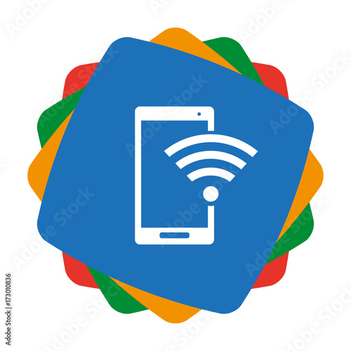 App Icon bunt - Smartphone - WLAN