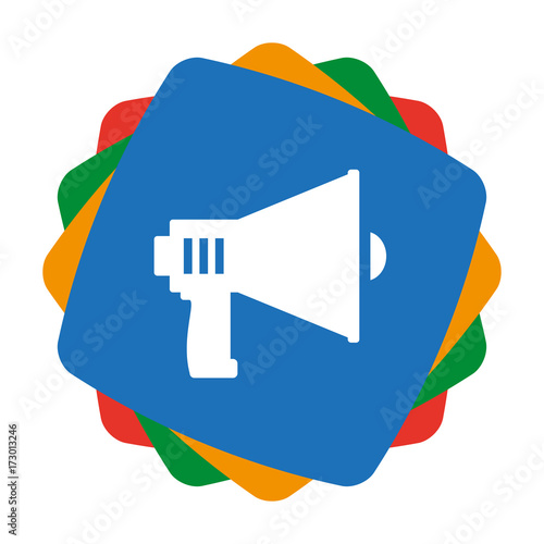 App Icon bunt - Megaphon
