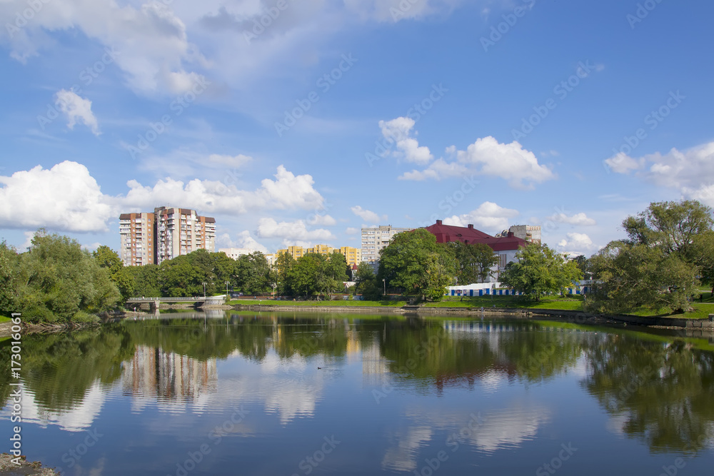 bottom lake in Kaliningrad