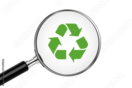 Lupe sucht/findet - Recycling