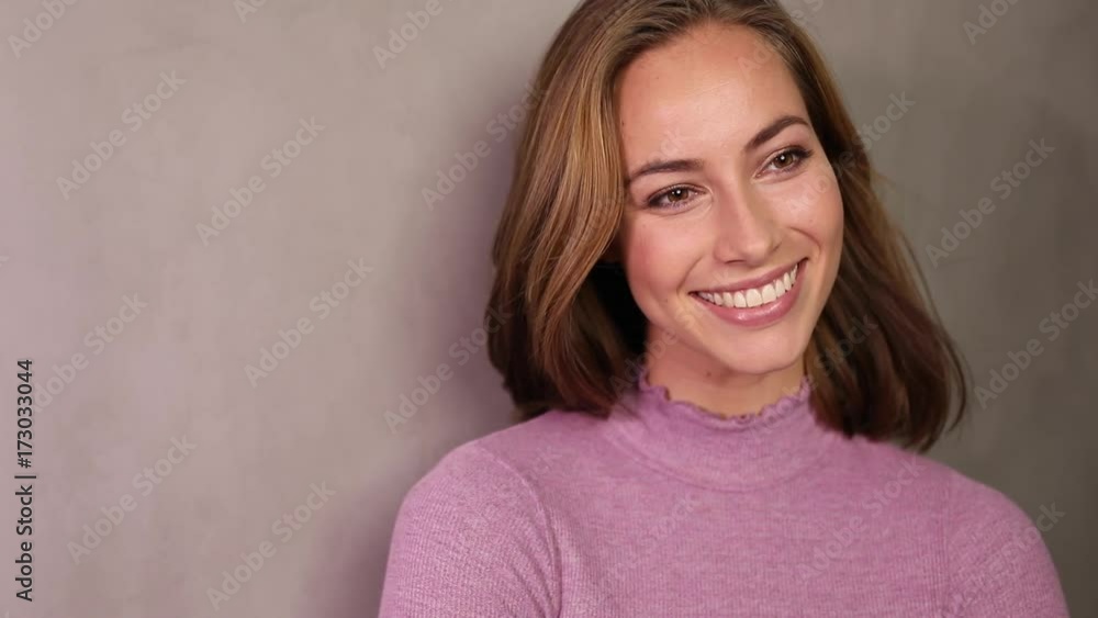 Stunning studio brunette Stunning studio brunette
