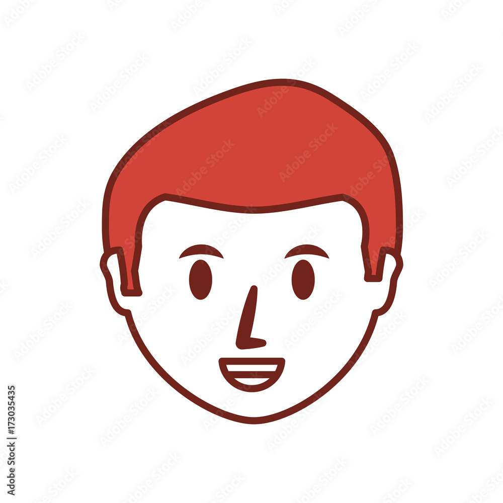 cartoon man face icon over white background colorful design vector illustration cartoon man face icon over white background colorful design vector illustration