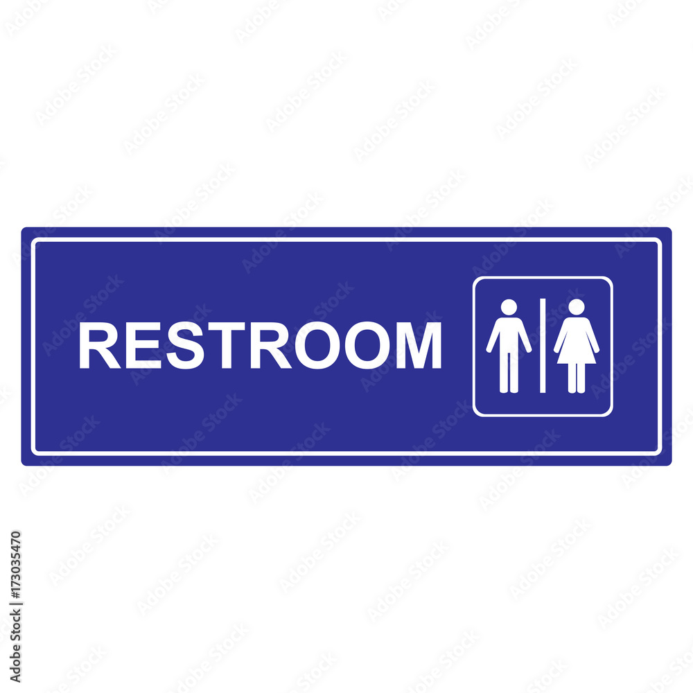 restroom sign vector restroom sign vector