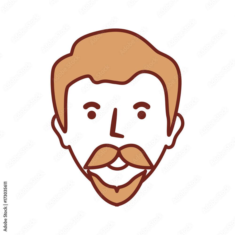cartoon man face icon over white background colorful design vector illustration cartoon man face icon over white background colorful design vector illustration
