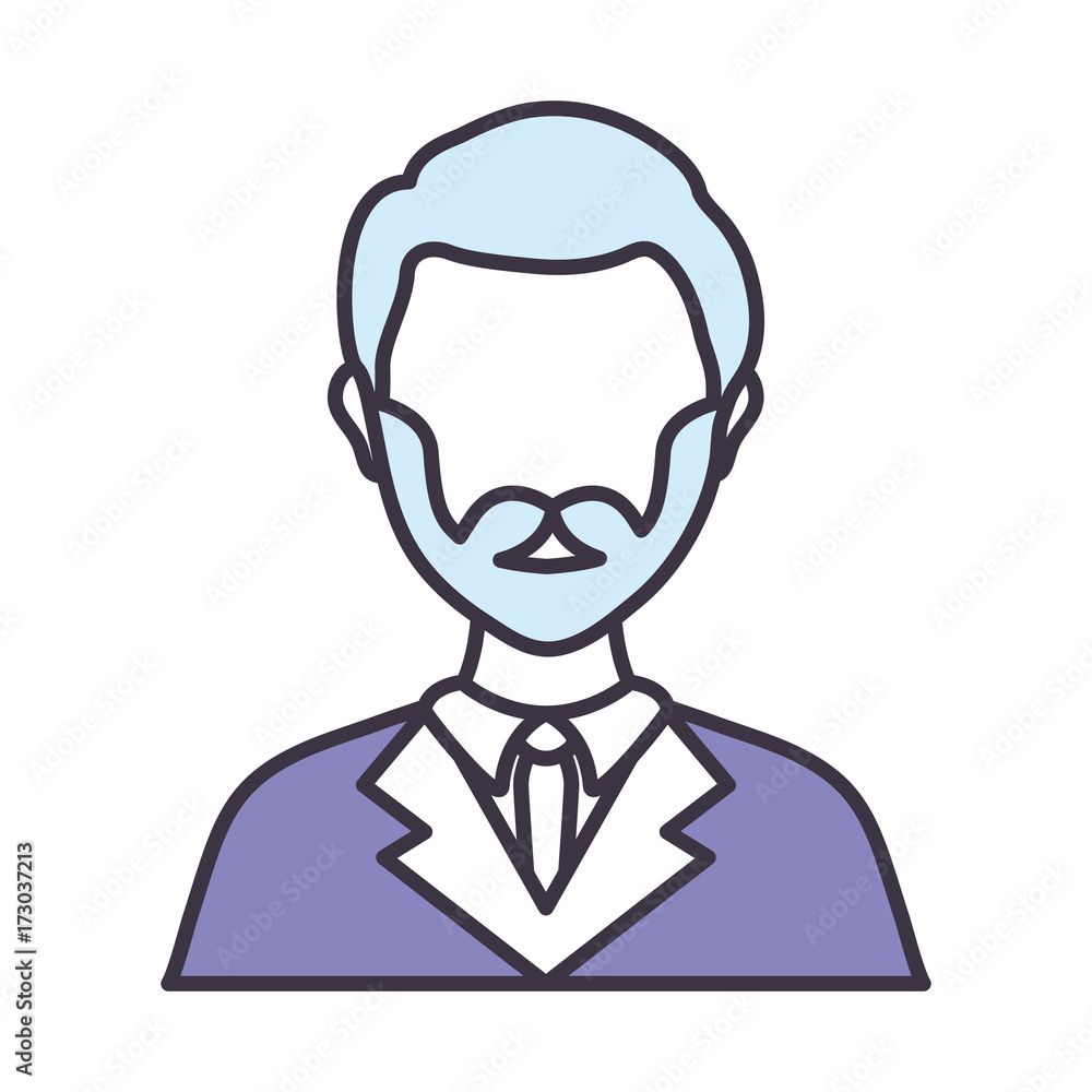 lawyer icon over white background colorful design vector illustration