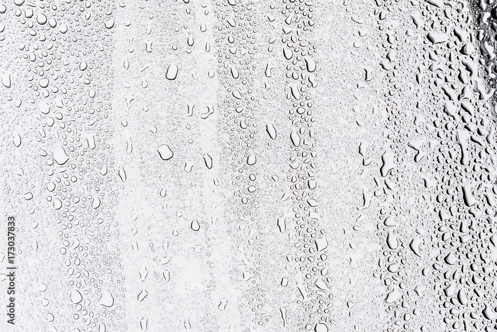 Rain / Water drop of rain on window glass with outdoor background Rain / Water drop of rain on window glass with outdoor background