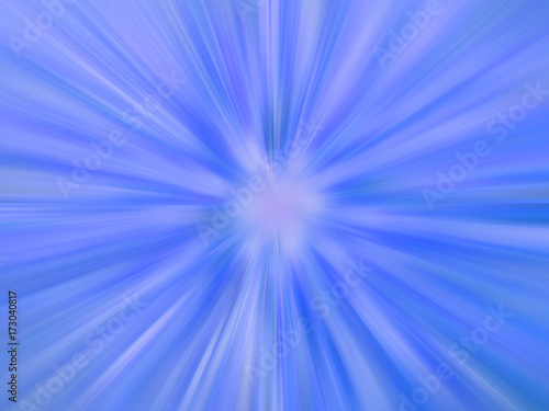 Radiant blue radial background