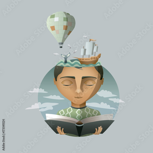 Reading makes you travel