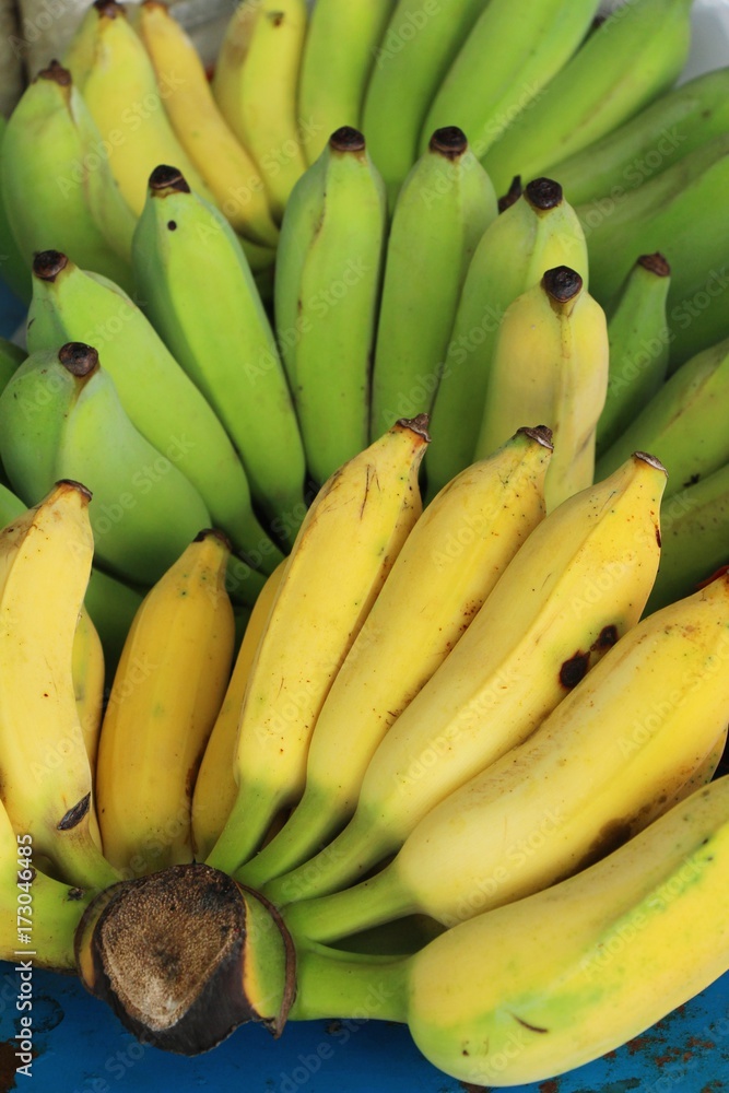 ripe banana is delicious in the market