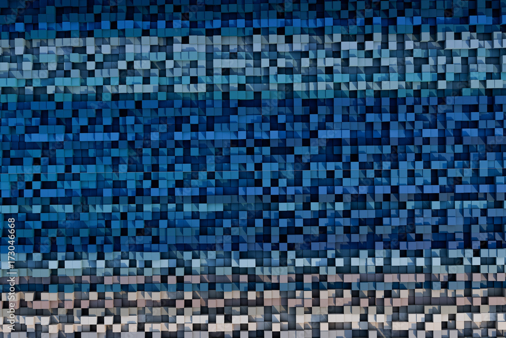 Fototapeta premium 3d cubes with a grunge texture