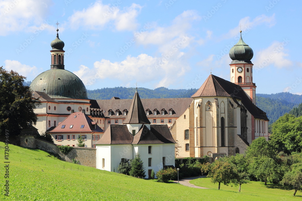 Abbaye de St Trudpert en Forêt-Noire (Allemagne)