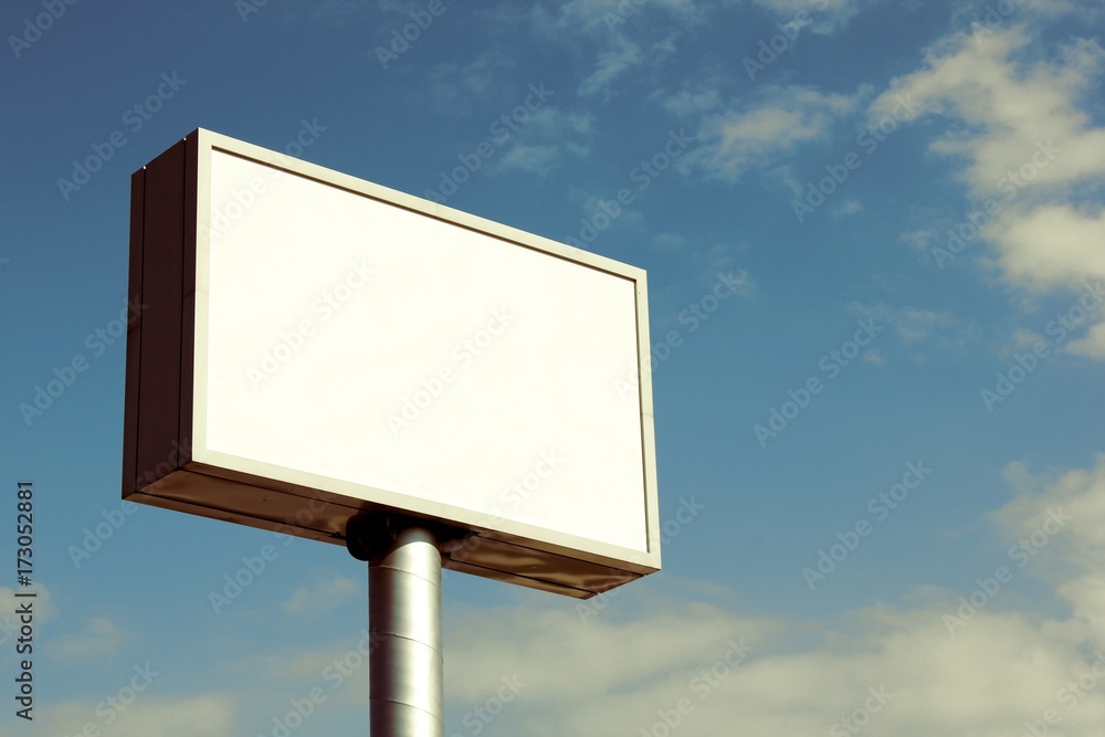 Blank billboard Blank billboard