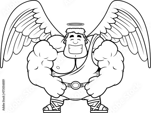 Smiling Cartoon Angel