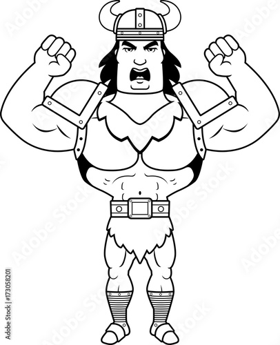 Angry Cartoon Barbarian