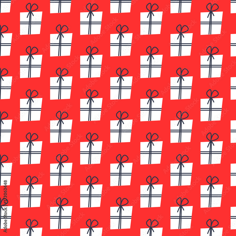 Vector illustration Seamless pattern with gift Vector illustration Seamless pattern with gift