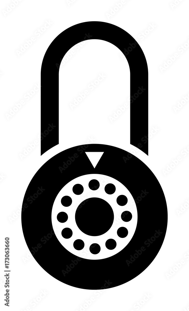 Padlock vector icon Padlock vector icon