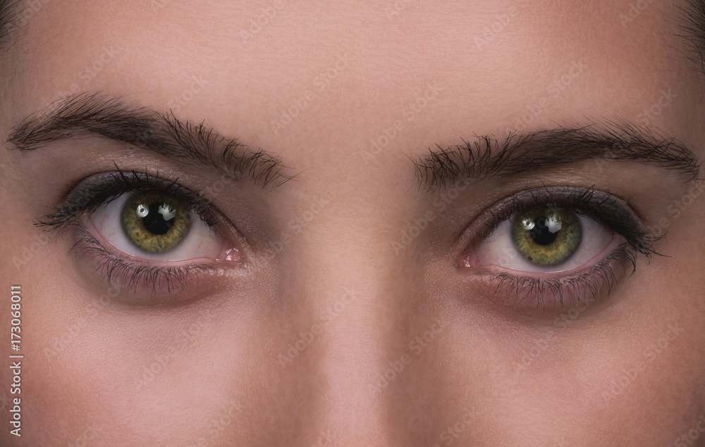 Obraz premium Beautiful Woman Eyes and Face