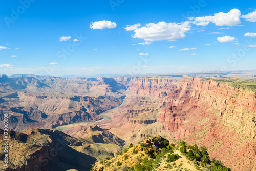 panoramic view of grand canyon national park, arizona