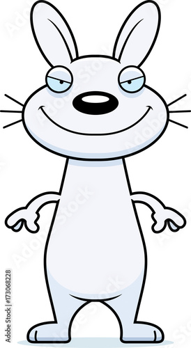 Sly Cartoon Rabbit