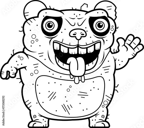 Ugly Panda Waving