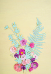 Pastel flowers