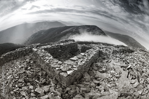 Strengthening in Syvula in the Ukrainian Carpathians photo